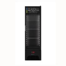Visa Cooler Cervejeira Expositor Vertical Porta de Vidro 293 Litros Vn28rh All Black 220v - Metalfrio