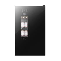 Visa Cooler Cervejeira Porta Janela Frost Free -6 a 18 ºc 100l Black Glass Ece120 Bierhaus 127v - Eos