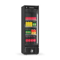 Visa cooler cervejeira400l p.vidro preta - 220v - refrimate