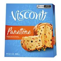 Visconti Panettone Tradicional Frutas 400 gramas