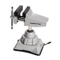 Vise de base a vácuo POWERTEC 71016 Mandíbula de 7 cm para projetos de bricolage