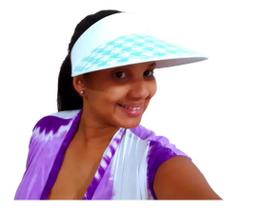 Viseira Aberta Aba Grande - Azul