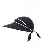 Viseira bali uv - unico - preto/bege