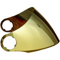 Viseira Blade Para Capacete Aberto Moto e Quadri Dourado