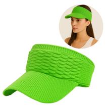 Viseira Boné Feminino com Aba Longa Ajustável e Respirável Moda Praia e Verão (1 Und)