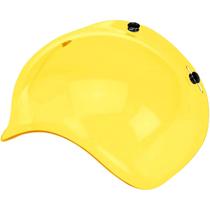Viseira Bubble Bolha Capacete Origine Primo Flip Amarelo Viseira Bubble Bolha Capacete Origine Primo Flip Amarelo