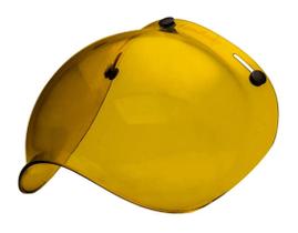 Viseira Bubble Bolha Capacete Origine Primo Flip Amarelo Viseira Bubble Bolha Capacete Origine Primo Flip Amarelo