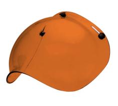 Viseira Bubble Bolha Capacete Origine Primo Flip Laranja Viseira Bubble Bolha Capacete Origine Primo Flip Laranja