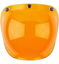 Viseira C/ Flip Capacete Moto Bolha Bubble Custom Anti Risco