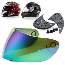Viseira Camaleão Polivisor P/ Capacete Ls2 FF350 Reparos Laterais Viseira Camaleão Polivisor P/ Capacete Ls2 FF350 Reparos Laterais