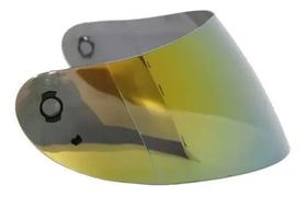 Viseira Capacete Agv K3 K4 Dourada Importada Anti Risco