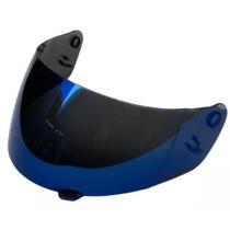 Viseira Capacete EBF New Spark / E0X Azul *Iridium