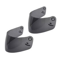 Viseira Capacete Ebf New Spark E0x Fumê 2.2mm Kit 2 Unidades