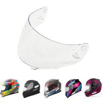 Viseira Capacete Ebf New Spark Flash E0X E17 Cristal Transparente