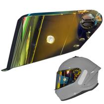 Viseira Capacete Gp Tech Pilot Dourado Amarelo Original Viseira Capacete Gp Tech Pilot Dourado Amarelo Original