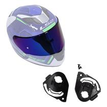 Viseira Capacete Ls2 FF320 FF353 Camaleão Poli Mais Reparo Viseira Capacete Ls2 FF320 FF353 Camaleão Poli Mais Reparo