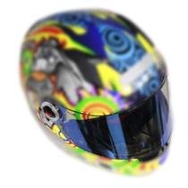 Viseira Capacete Ls2 Ff358 Azul Iridium Light Dia Noite Viseira Capacete Ls2 Ff358 Azul Iridium Light Dia Noite