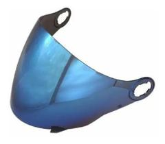 Viseira Capacete Moto Aberto Agv Blade Azul Importado