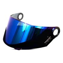 Viseira Capacete Moto compatíveis com LS2 FF358 FW3 e GT Azul Espelhada FF358 - RS4