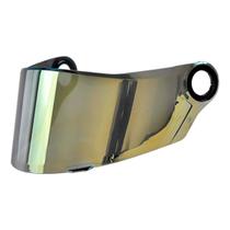 Viseira Capacete Moto compatíveis com LS2 FW3 e GT Dourada Espelhada FF358 501 - RS4 Viseira Capacete Moto compatíveis com LS2 FW3 e GT Dourada Espelhada FF358 501 - RS4