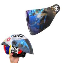 Viseira Capacete Norisk Neo Azul Iridium Light - Polivisor