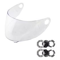 Viseira Capacete Shark S800 s650 s700 s900 Cristal Com Botões