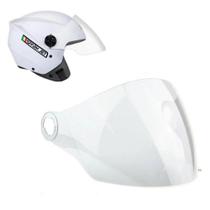 Viseira Cristal Capacete Ebf Spark Jet aberto