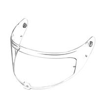 Viseira Cristal Icon 22 Anti Risco Original Para Capacete UV cor:cristal
