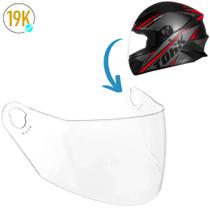 Viseira Cristal para Capacete R8 New Liberty Four Pro Tork Fechado - Original