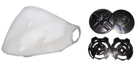 Viseira Cristal Polivisor Antirrisco para Capacete Blade + Reparo Lateral da Viseira Viseira Cristal Polivisor Antirrisco para Capacete Blade + Reparo Lateral da Viseira