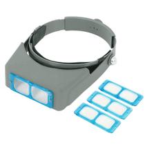 Viseira de aumento COZYEXPR Optivisor Jewelers com 4 lentes 1,5X-3,5X Viseira de aumento COZYEXPR Optivisor Jewelers com 4 lentes 1,5X-3,5X