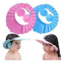 Viseira de Banho Para Crianças e Bebês Chapéu Protetor Para Olhos Anti-Shampoo - Dute