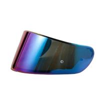 Viseira de Capacete de Motocicleta - Multicolorida, Fumê e Transparente Viseira de Capacete de Motocicleta - Multicolorida, Fumê e Transparente