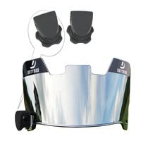 Viseira de futebol DUTYBOD Crystal Clear resistente a arranhões