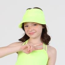 Viseira de Proteção Infantil Menina Siri Kids Amarelo Neon Viseira de Proteção Infantil Menina Siri Kids Amarelo Neon