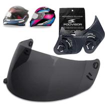 Viseira Ebf New Spark Ezerox E0X com Plate Reparo Fixador Viseira Ebf New Spark Ezerox E0X com Plate Reparo Fixador