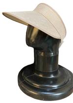 Viseira Feminina Creme Praia Piscina Com Elástico Ajustável Viseira Feminina Creme Praia Piscina Com Elástico Ajustável