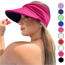 Viseira Feminina Turbante Praia Piscina Proteção Solar Uv - SUMMER FIT