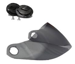 Viseira Formula 1 Fume Antirrisco + Reparo Lateral