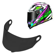 Viseira Fume Antirisco Capacete Ls2 Ff358 Ff396 Polivisor