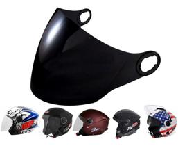 Viseira Fumê Capacete Aberto New Liberty 3 New Atomic - Polivisor Viseira Fumê Capacete Aberto New Liberty 3 New Atomic - Polivisor