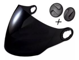 Viseira Fume Capacete New Liberty 3 Pro Tork Three + Reparo Viseira Fume Capacete New Liberty 3 Pro Tork Three + Reparo
