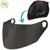 Viseira Fumê para Capacete Evolution G8 G7 G6 G5 G4 Pro Tork Fechado - Original