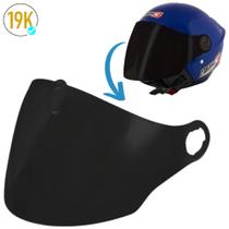 Viseira Fumê para Capacete New Liberty Three Flowers Coyote Elite Gp Pro Tork Aberto - Original