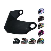 Viseira Fume Preta Capacete Ls2 Ff358 FF396 FW3 GT 2.2mm Anti Risco Polivisor