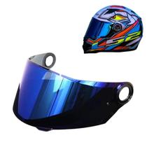 Viseira ls2 vision ff358 azul pvc Viseira ls2 vision ff358 azul pvc