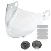 Viseira New Liberty 3 Cristal Mais Reparo Adesivo Prata Viseira New Liberty 3 Cristal Mais Reparo Adesivo Prata