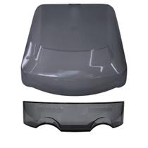 Viseira Painel De Teclas Latina Pa355 + Topo Tampa Titanium