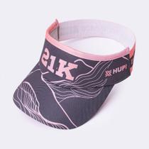 Viseira para Corrida HUPI 21k Ibira Preto e Rosa Viseira para Corrida HUPI 21k Ibira Preto e Rosa