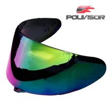 Viseira Polivisor Capacete Axxis Eagle Draken Camaleão Viseira Polivisor Capacete Axxis Eagle Draken Camaleão